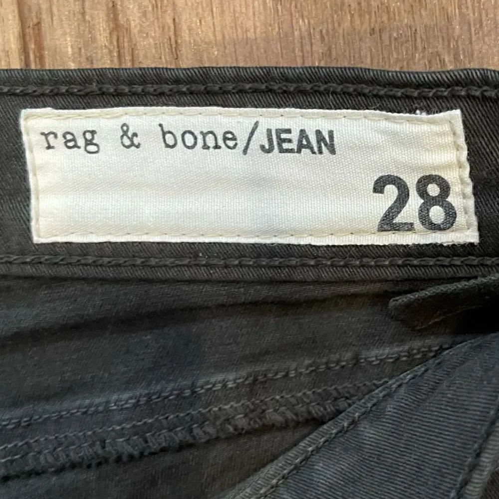 Rag & Bone Skinny Twill Legging Jeans Green Size 28 Intermix - Picture 6 of 12